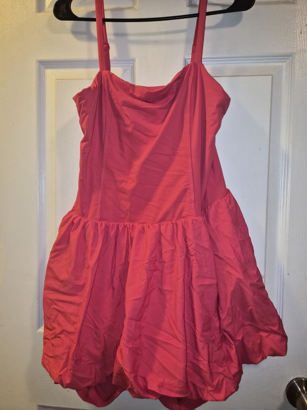 JoyLab Bright Pink Bubble Dress